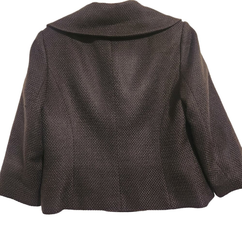 Calvin Klein Lined Black Jacket Size 12 - Picture 7 of 10